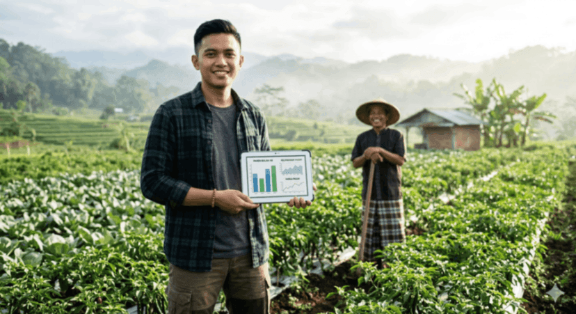Tren Petani Milenial: Bagaimana Aplikasi Pangan Menarik Minat Pemuda Banyumas Kembali Bertani