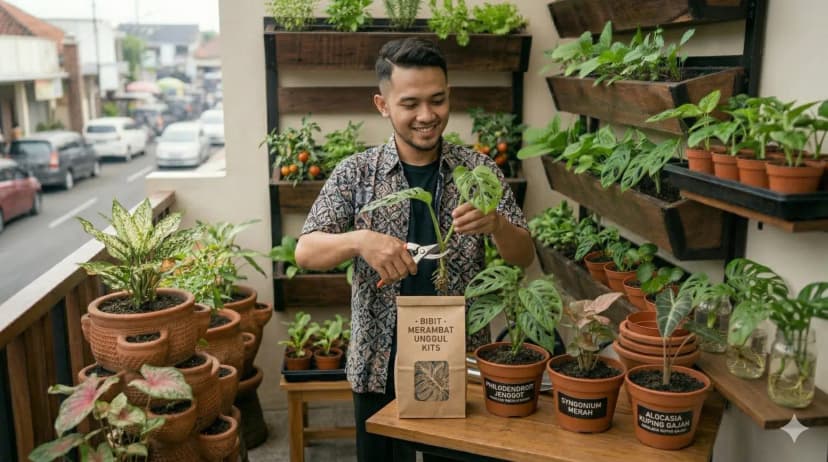 Dari Hobi Jadi Cuan: Panduan Meraup Jutaan Rupiah dari Jualan Tanaman Hias dan Edible di Lahan Sempit